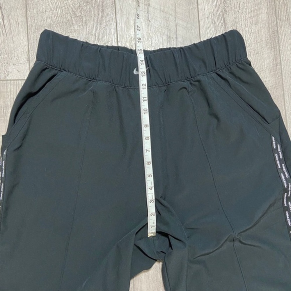 Nike Pro XL Flex Women’s Woven loose For Pants CJ4161-010 Black‎ Pull On - Picture 2 of 14